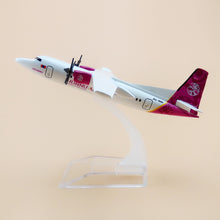 Load image into Gallery viewer, Hunnu Air Mongolian Airlines Fokker F-50 JU-8881 Airplane Diecast Plane Model
