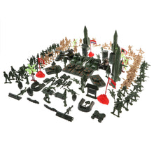 Load image into Gallery viewer, 158 pcs Classic WWII Military Playset Plastic Toy Soldier Army Men 5cm Figures &amp; Accessories

