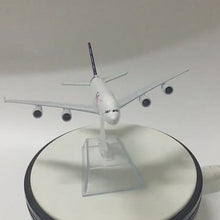 Load and play video in Gallery viewer, FedEx Express Airbus A380 Airplane 16cm Diecast Plane Model
