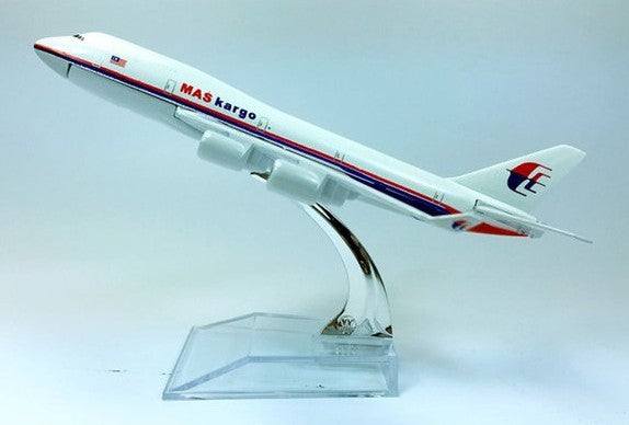 MAS Kargo Malaysia Airlines Boeing 747 Airplane 16cm Diecast Plane Model