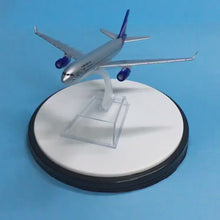 Load and play video in Gallery viewer, Aeroflot Airlines Russian Airbus A330 Airplane 16cm Diecast Plane Model
