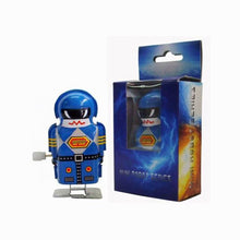 Load image into Gallery viewer, MS493 Mini Robot Super Hero Retro Clockwork Wind Up Tin Toy Collectible (Choose Color)
