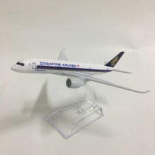 Load image into Gallery viewer, Singapore Airlines Airbus A350 9V-SMA Airplane 16cm DieCast Plane Model
