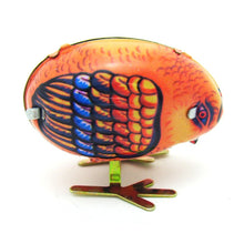 Load image into Gallery viewer, MS006 Classic Pecking Chicken Retro Clockwork Wind Up Tin Toy Collectible
