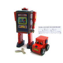 Load image into Gallery viewer, MS486 Vintage Search and Rescue Robot Retro Clockwork Wind Up Tin Toy Collectible
