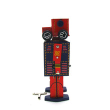 Load image into Gallery viewer, MS486 Vintage Search and Rescue Robot Retro Clockwork Wind Up Tin Toy Collectible
