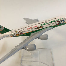 Load image into Gallery viewer, EVA Air Airbus A380 Airplane 16cm DieCast Plane Model (Choose Color)
