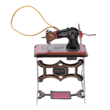 Load image into Gallery viewer, MF413 Classic Antique Style Sewing Machine Tin Toy Tree Ornament Home Decoration
