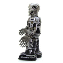 Load image into Gallery viewer, MS288 Skull Robot Terminator Robot Retro Clockwork Wind Up Tin Toy Collectible
