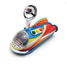 Load image into Gallery viewer, MS353 Vintage Moon Landing Rocket Pull Back Vehicle Nostalgic Retro Tin Toy Collectible
