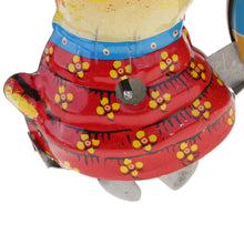 Load image into Gallery viewer, Vintage Circus Dog Rolling Ball Retro Clockwork Wind Up Tin Toy Collectible
