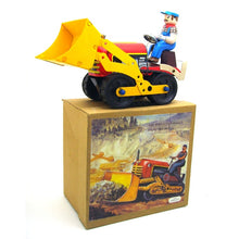 Load image into Gallery viewer, MS357 Classic Bulldozer Tractor Engineering Vehicle Retro Clockwork Wind Up Tin Toy Collectible
