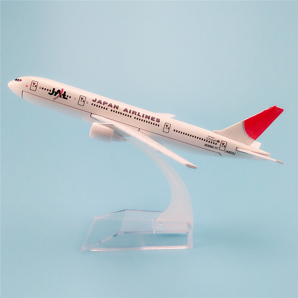 JAL Japan Airlines Boeing 777 Airplane 16cm Diecast Plane Model