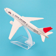 Load image into Gallery viewer, JAL Japan Airlines Boeing 777 Airplane 16cm Diecast Plane Model
