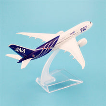 Load image into Gallery viewer, ANA Airlines Japan Boeing 787 Airplane 16cm Diecast Plane Model
