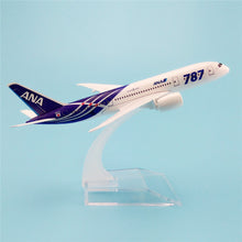 Load image into Gallery viewer, ANA Airlines Japan Boeing 787 Airplane 16cm Diecast Plane Model
