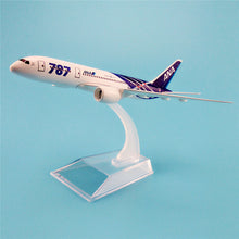 Load image into Gallery viewer, ANA Airlines Japan Boeing 787 Airplane 16cm Diecast Plane Model
