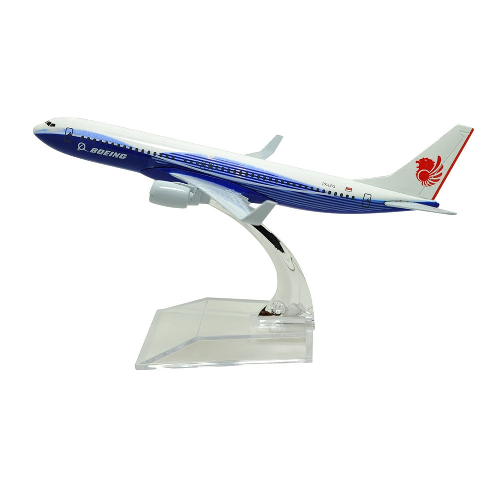 Lion Air Indonesia Airlines Boeing 737 PK-LFG Airplane 16cm Diecast Plane Model