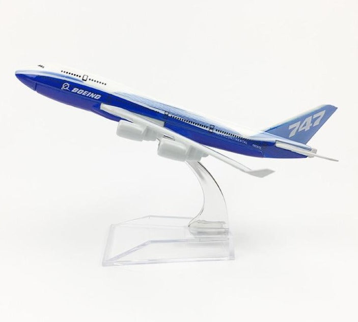 Boeing 747 House Color Airplane 16cm DieCast Plane Model