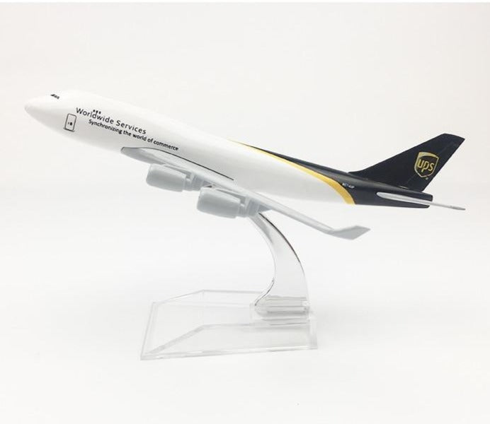 UPS Courier Cargo Boeing 747 Airplane 16cm Diecast Plane Model