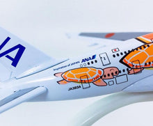 Load image into Gallery viewer, ANA Airlines Japan Airbus A380 Orange Turtle Airplane Diecast Plane Model
