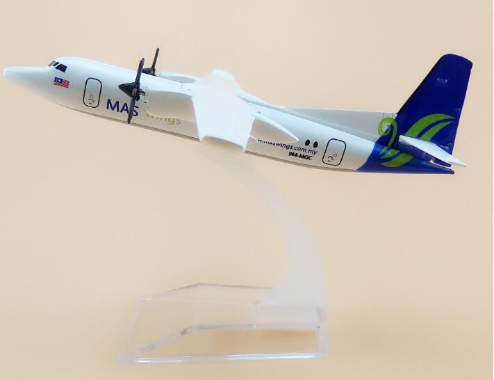 MASWings Malaysia Airlines Fokker F-50 9M-MGC Airplane 14cm Diecast Plane Model