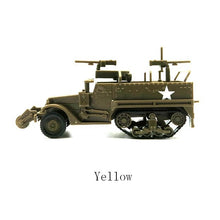 Load image into Gallery viewer, M3A1 Armored Scout Car WWII US Army Military Vehicle 4D Assembly Model Kit Toy (Choose Color)
