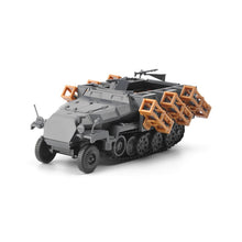 Load image into Gallery viewer, WWII German Sd.Kfz. 251/1 Ausf. C Wheeled Armored Tank Military Vehicle 4D Model Assembly Model Kit Toy
