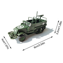 Load image into Gallery viewer, WWII US M3 Half-Track Military Armor Vehicle 4D Assembly Model Kit Toy
