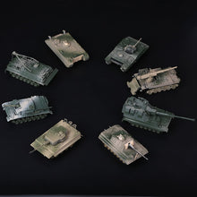 Load image into Gallery viewer, 8 pcs WWII Military Army Battle Tank Part II 4D Assembly Model Kit Toy

