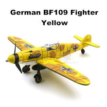 Load image into Gallery viewer, WWII Military Aircraft German Messerschmitt BF-109 Fighter 1/48 Plane 4D Assembly Model Kit Toy (Choose Color)

