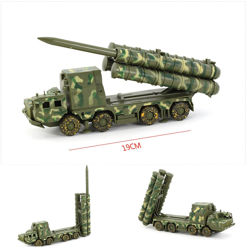 Russia Army S-300 PMU Missile System Radar Military Truck Vehicle 4D Assembly Model Kit Toy (Choose Style)