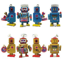 Load image into Gallery viewer, MS406 MS408 MS409 Drummer Drumming Robot Retro Clockwork Wind Up Tin Toy Collectible (Choose Style)
