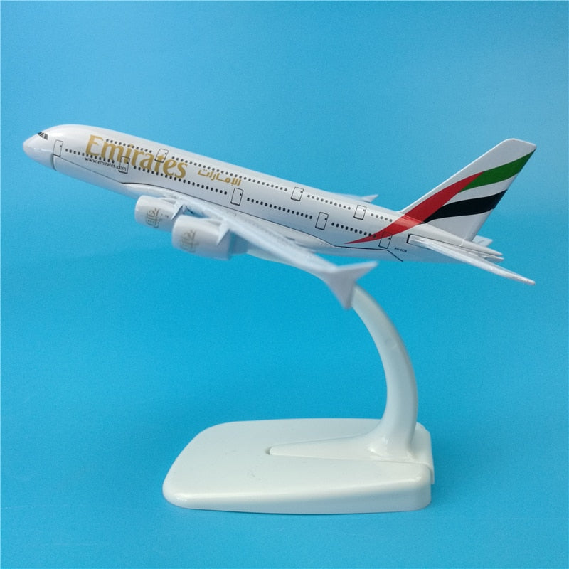 Emirates Airlines Airbus A380 Airplane 16cm DieCast Plane Model