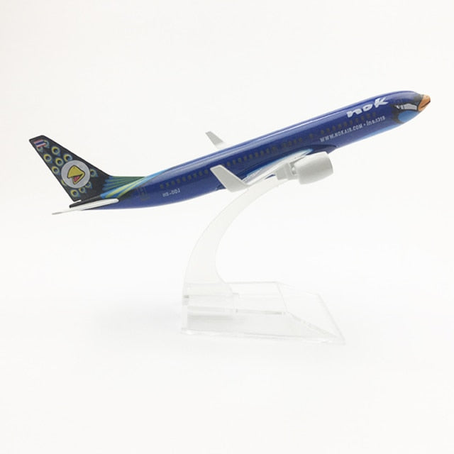 Nok Air Thailand Boeing 737 Airplane 16cm DieCast Plane Model (Choose Color)