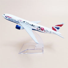Load image into Gallery viewer, British Airways Boeing 777 Airplane 16cm DieCast Plane Model
