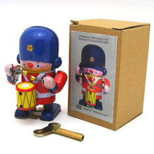 Load image into Gallery viewer, MS407 Vintage Little Soldier Drummer Band Robot Retro Clockwork Wind Up Tin Toy Collectible (Choose Style)
