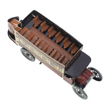 Load image into Gallery viewer, Vintage Style Double Deck Bus Retro Clockwork Wind Up Tin Toy Collectible
