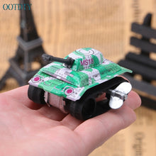 Load image into Gallery viewer, Mini Military Army Tank Model Retro Clockwork Wind Up Tin Toy Collectible
