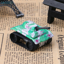 Load image into Gallery viewer, Mini Military Army Tank Model Retro Clockwork Wind Up Tin Toy Collectible
