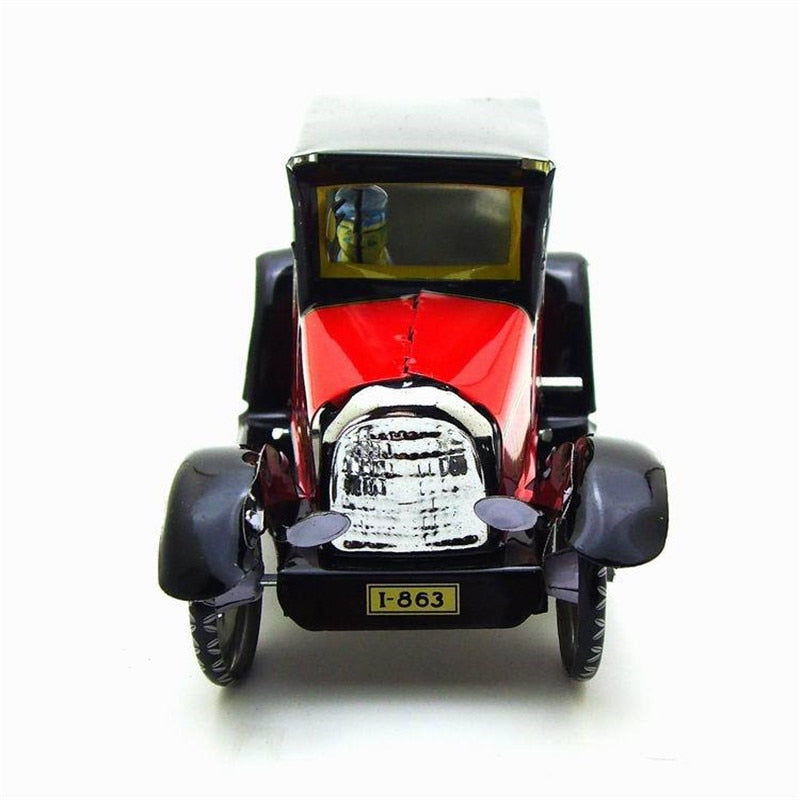 MS805 Vintage Paya Taxi Classic Car Retro Clockwork Wind Up Tin