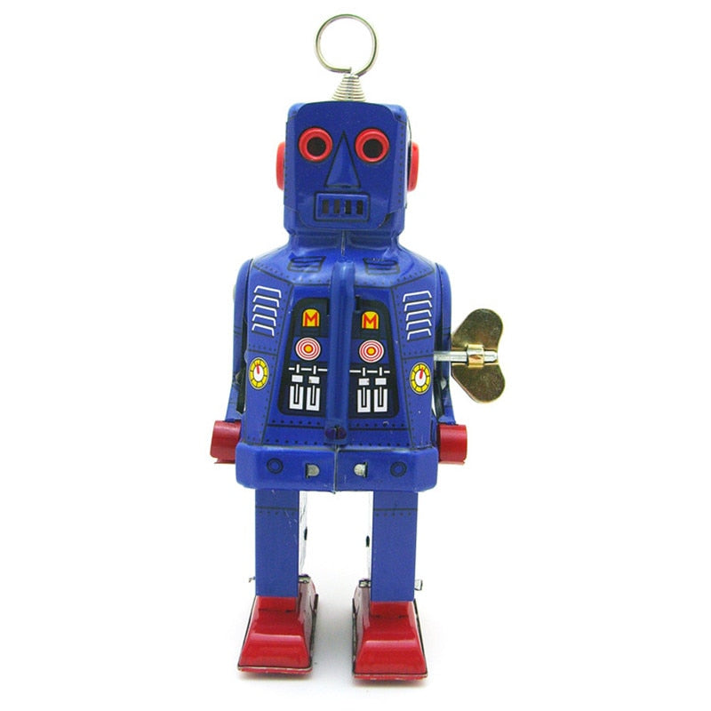 MS403 Mechanical Space Robot Retro Clockwork Wind Up Tin Toy MS403 Mechanical Space Robot Retro Clockwork Wind Up Tin Toy