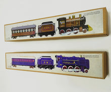 Load image into Gallery viewer, MS440 Blue Train L.M.S. / MS441 Brown LNER Pullman Train Retro Clockwork Wind Up Tin Toy (Choose Color)
