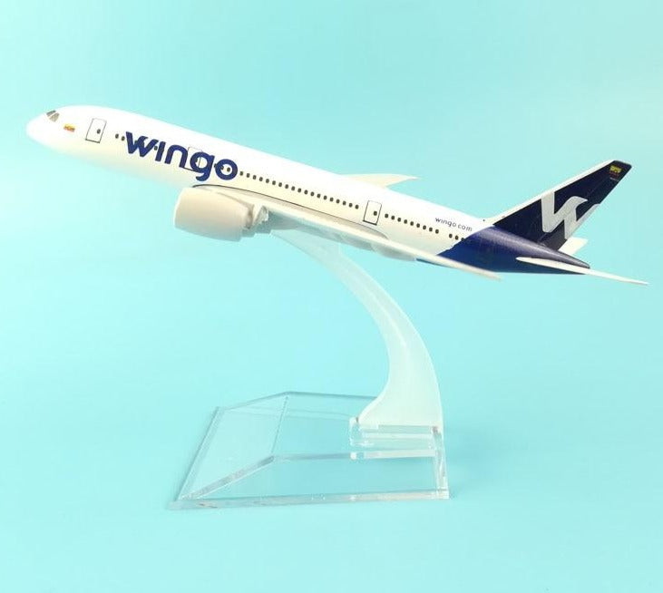 Wingo Airlines Colombia Boeing 787 Airplane 16cm Diecast Plane Model