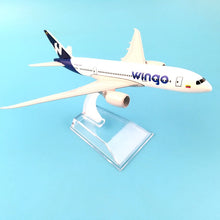 Load image into Gallery viewer, Wingo Airlines Colombia Boeing 787 Airplane 16cm Diecast Plane Model
