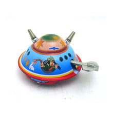 Load image into Gallery viewer, MS633 Space Surveyor X-12 Satellites UFO 3 pcs Retro Clockwork Wind Up Tin Toy Collectible
