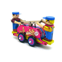 Load image into Gallery viewer, MS351 Vintage Railway Truck Train Hand Car Retro Clockwork Wind Up Tin Toy Collectible
