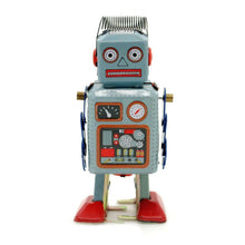 Load image into Gallery viewer, MS294 Radiocon Robot Retro Clockwork Wind Up Tin Toy Collectible
