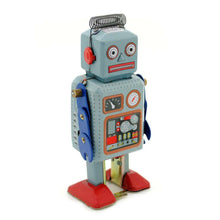 Load image into Gallery viewer, MS294 Radiocon Robot Retro Clockwork Wind Up Tin Toy Collectible
