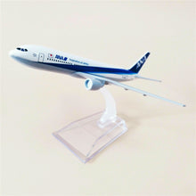 Load image into Gallery viewer, ANA Airlines Japan Boeing 777 Airplane 16cm Diecast Plane Model
